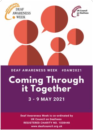 Deaf Awareness Week poster